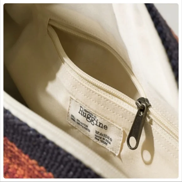 Ruggine Fine Cotton Handmade Woven Navajo Pattern Duffle Bag - Picture 4 of 10